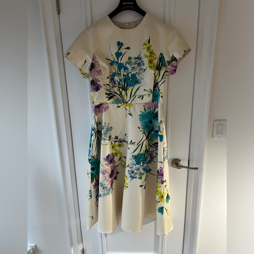 Teri John floral Midi-Dress